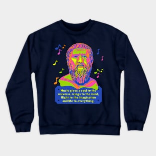 Portrait and Quote Crewneck Sweatshirt